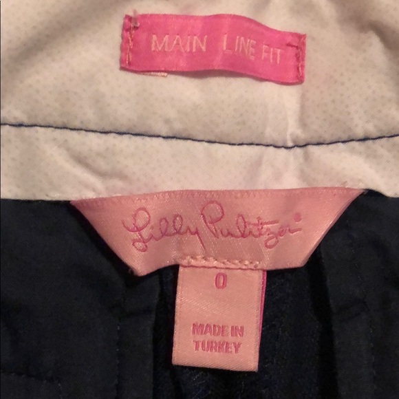 Lilly Pulitzer Main Line Fit Trousers in Navy - Picture 4 of 4